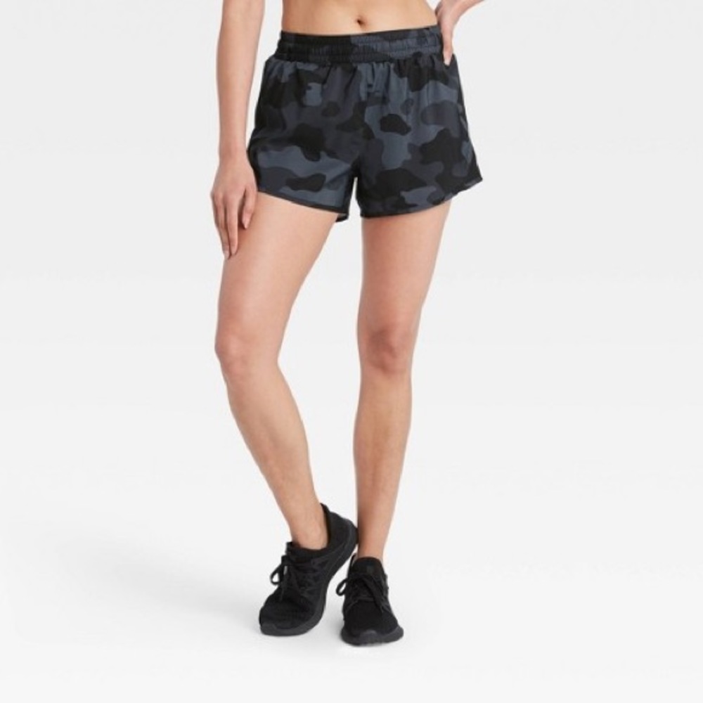 Camo workout shorts